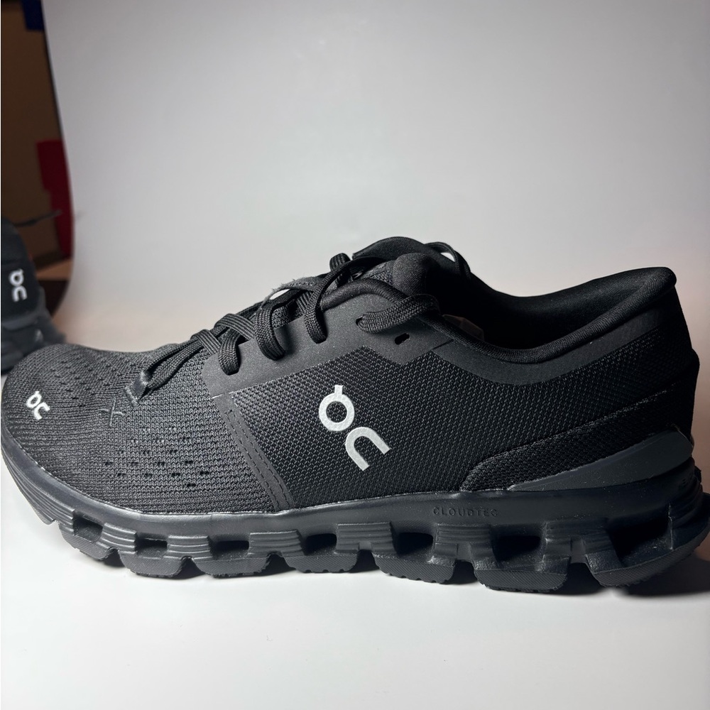 On Cloud X Women's Size 9.5. New in box. Black on Black - Picture 11 of 12